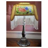 Reproduction Hand Painted Boudoir Lamp