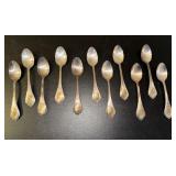12 "Berta Hummel" Decorative Silver Plated Spoons