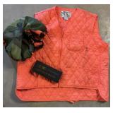 Hunting Vest, "Laser Bore Sighter" & Seat Pad
