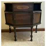 Circa 1920 Walnut Smoking Stand