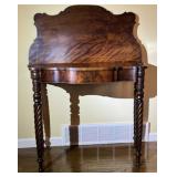Antique Sheraton Mahogany Games Table Ca. 1825