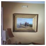 Fine Antique Painting Signed "A.J.P. - Groningen"