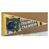 Vintage San Diego Chargers Banner