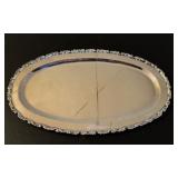 Vintage Mexican Sterling Sliver Oval Serving Tray