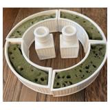 Flower Ring & 2 Vases