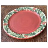 Gail Pittman Pottery Holly Serving Plate