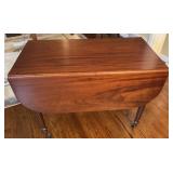 Signed "Moses Mellen" Federal Drop Leaf Table