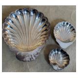 Sheï¿½ll From Sliver Plat 3 PCS