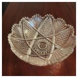 ABP Cut Glass Center Bowl - 8 inches in Diameter