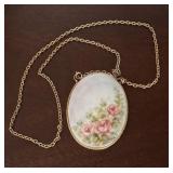 Vintage Porcelain Necklace