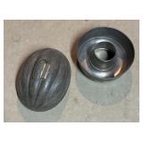 2 Antique Tin Food Molds