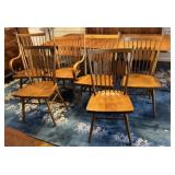 6 Fine MCM "Drexel - Declaration" Walnut Chairs