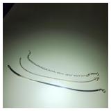 3 Vintage Sterling Silver Bracelets