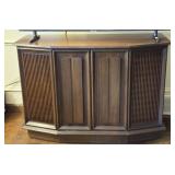 MCM Maple Side Cabinet - Maker Unknown