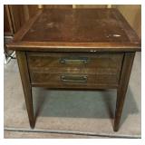Vintage "Lane" Signed Two Drawer Stand