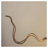 Vintage 14K Yellow Gold Double Bracelet