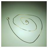14K Yellow Gold Chain - 16 inches long
