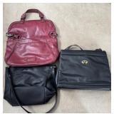 3 Leather Handbags