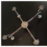 Antique / Vintage Sliver Plate Expandable Trivet