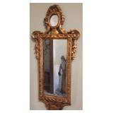Fine18th Century Carved & Gilt Wood Hanging Mirror