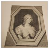 Jean Morin Engraved Portrait ala Anthony Van Dyck
