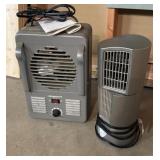 2 Vintage Electric Heaters