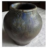 Fine Carved Rookwood Art Pottery Vase Signed "WEH"