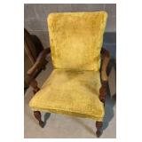 Vintage 1940s Upholstered Arm Chair