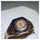 Vintage 10K & Enamel "Syracuse University" Ring