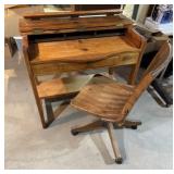 Pine Desk & Chair