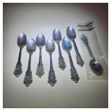 8 "Wallace" Sterling "Grande Baroque" Demitasse