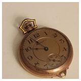Antique "Hampden" Gold Filled Pendant Watch