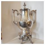 Impressive Antique Silver Plated Coffee Urn