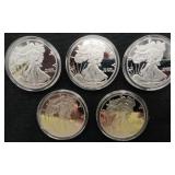 5 Silver Eagles - 2020 - Brilliant UNC