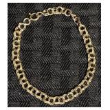 Vintage 14K Yellow Gold Double Ring Bracelet