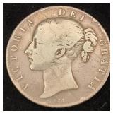 Great Britain Victoria Silver Crown 1844