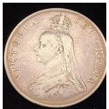 Great Britain Victoria Silver Crown 1889