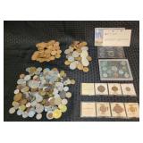 Large box of Hundreds of Foreign Coins