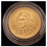 U.S. $5 Gold Seoul Olympics 1988-W