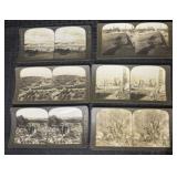 6 Antique Stereo Views - San Francisco Earthquake