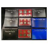 9  US Proof Sets