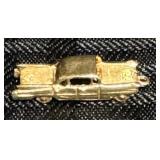 Vintage 14K Yellow Gold Charm -1950s Caddilac Car