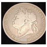 Great Britain George IV Silver Crown 1822