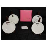 Set of 4 'Kate Spade' Porcelain Tidbit Plates
