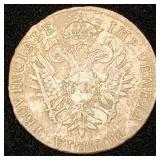 Italy 1 Lira Silver- Italian City States Coin 1800