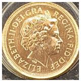 Great Britain Elizabeth II 2000 Gold 1/2 Sovereign