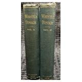 Rare 2 Book Set "Whistle Binkie" Published 1878