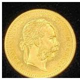 Austria 1915 Gold 10 Florin Restrike