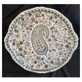 Fine French "Gien" Porcelain Tray - Paisley