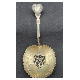 Antique Sterling Bon-Bon Spoon with Heart